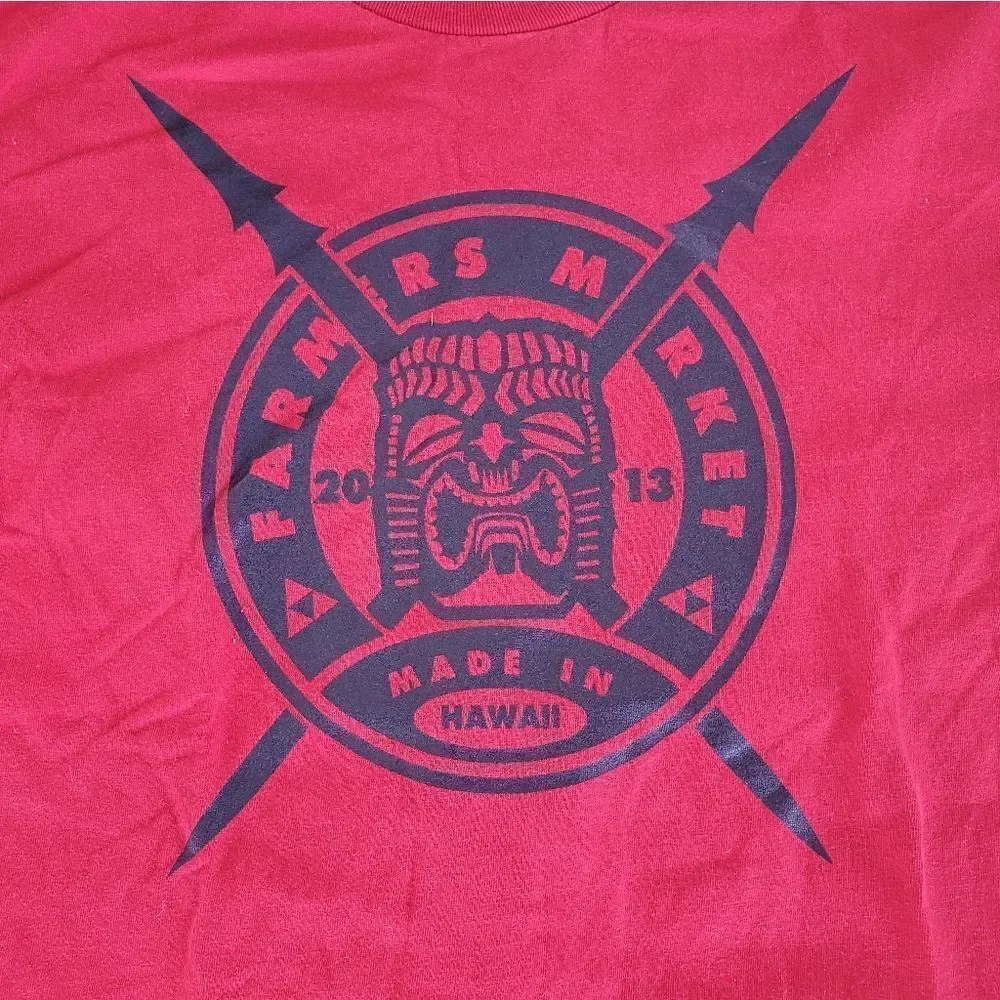Farmers Market Hawaii Pineapple Clan T Shirt L